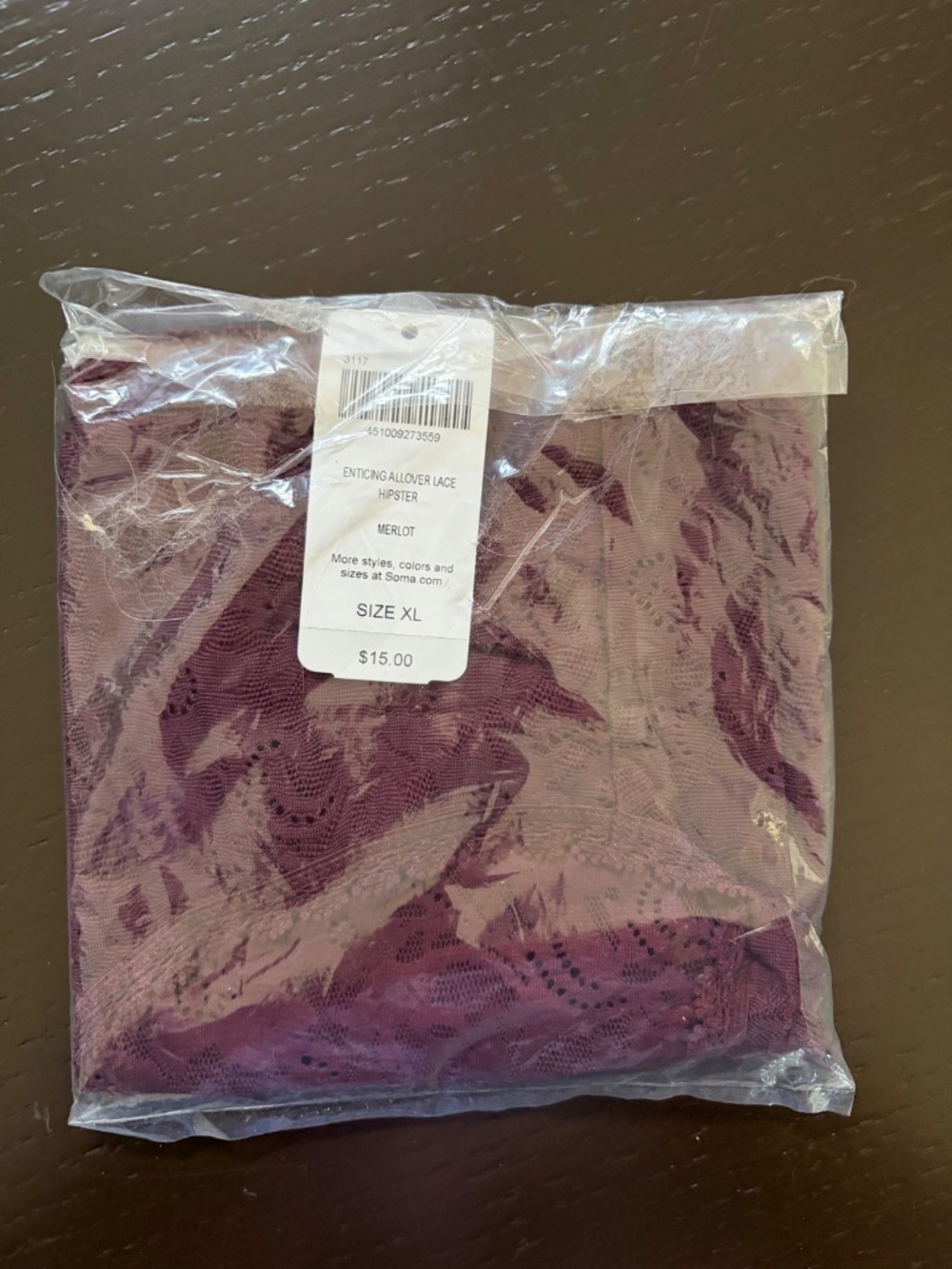 2 Soma Enticing All-Over Lace panties, XL, NWT - Picture 6 of 6